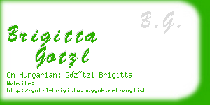 brigitta gotzl business card